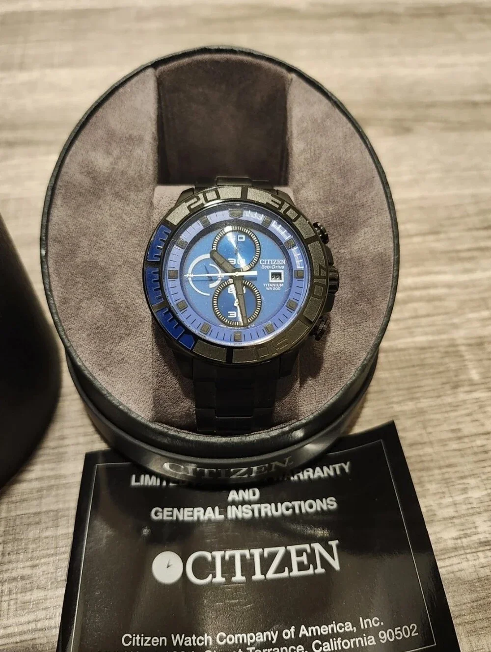Citizen Eco-Drive Blue Men's Watch - CA0525-50L